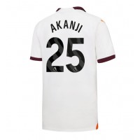 Pánský Fotbalový dres Manchester City Manuel Akanji #25 2023-24 Venkovní Krátký Rukáv